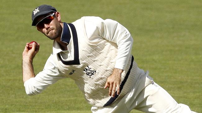 Glenn Maxwell is carrying a niggling shoulder injury. Picture: AAP