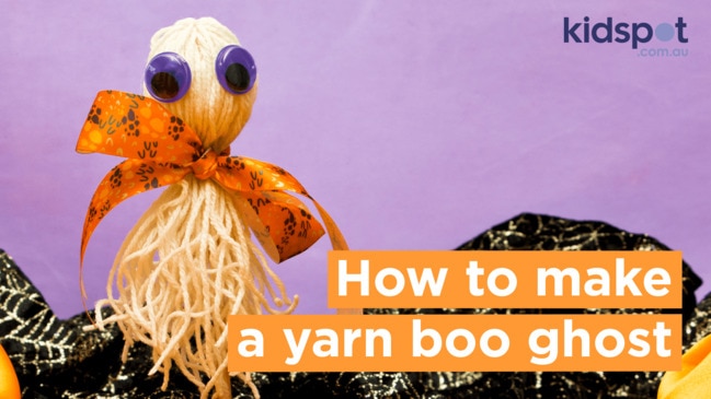 How to make a yarn boo ghost