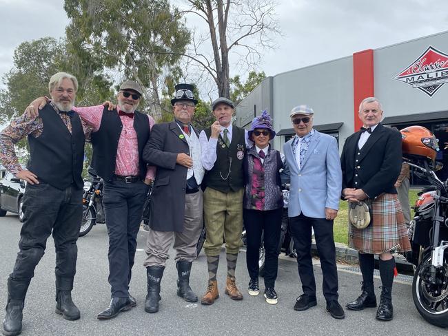 From L-R Frank Ewans, Ferre De Deyne, Errol Morrison, Cam McGowen, Carol Davies, Michael Barber, Bruce Hamilton