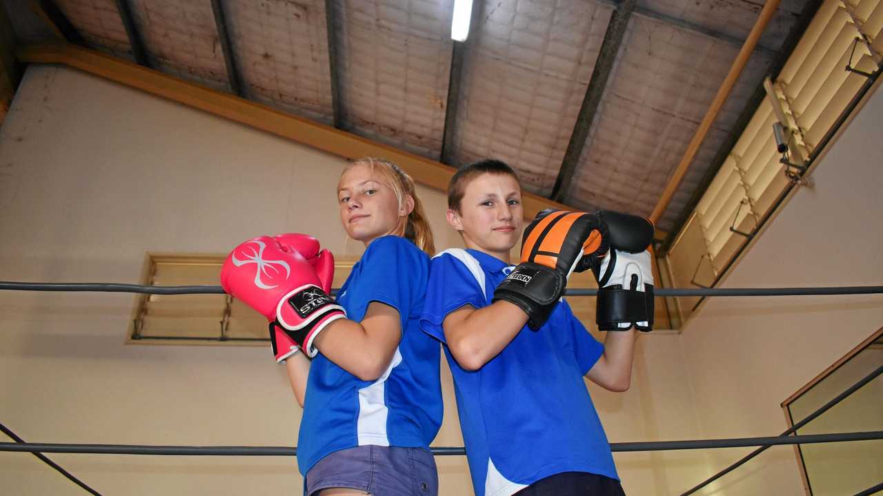 FIGHTING FIT: Siblings Charlotte and Harry Brand are stepping up in the boxing world. Picture: James Liveris