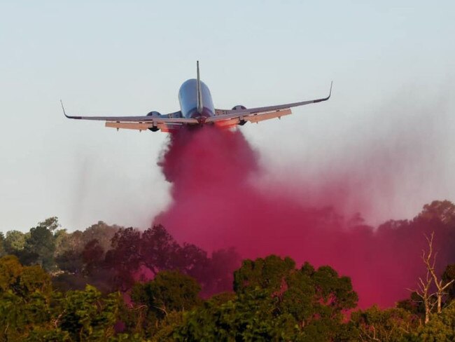 Firefighters have been working tirelessly while battling the Perth Hills bushfire. Picture: Supplied by DFES via Incident Photographer Morten Boe via NCA NewsWire