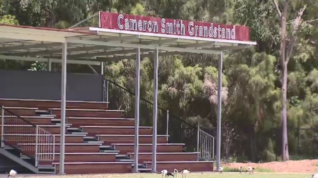 The Cameron Smith Grandstand. Image: Twitter/@dloudon9