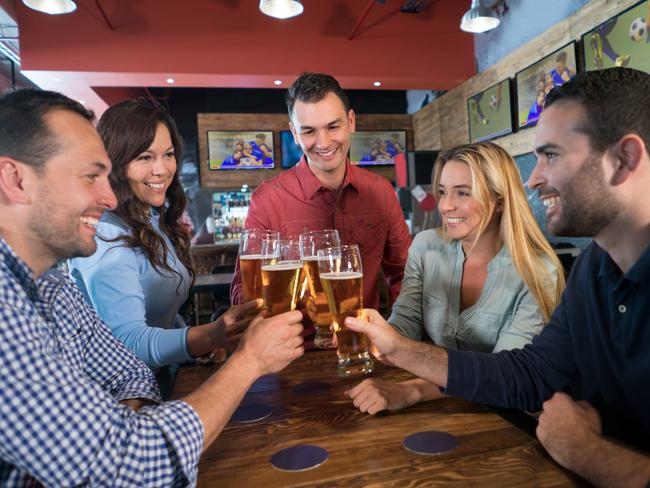 Generic photo of people drinking beer. Picture: iStock