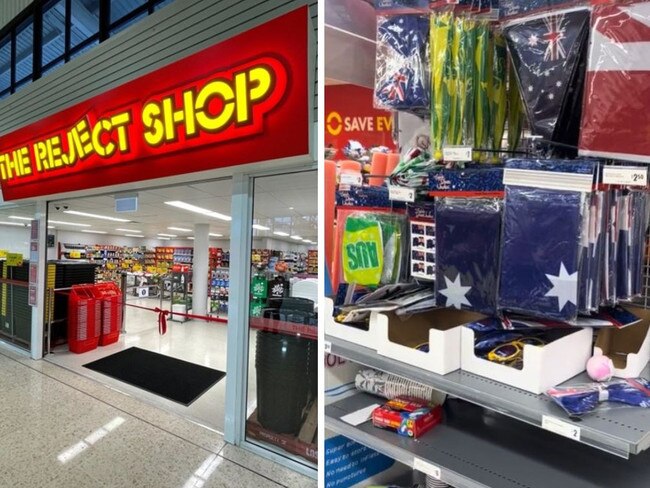 The Reject Shop selling Aus Day products amid growing backlash. Picture: Supplied