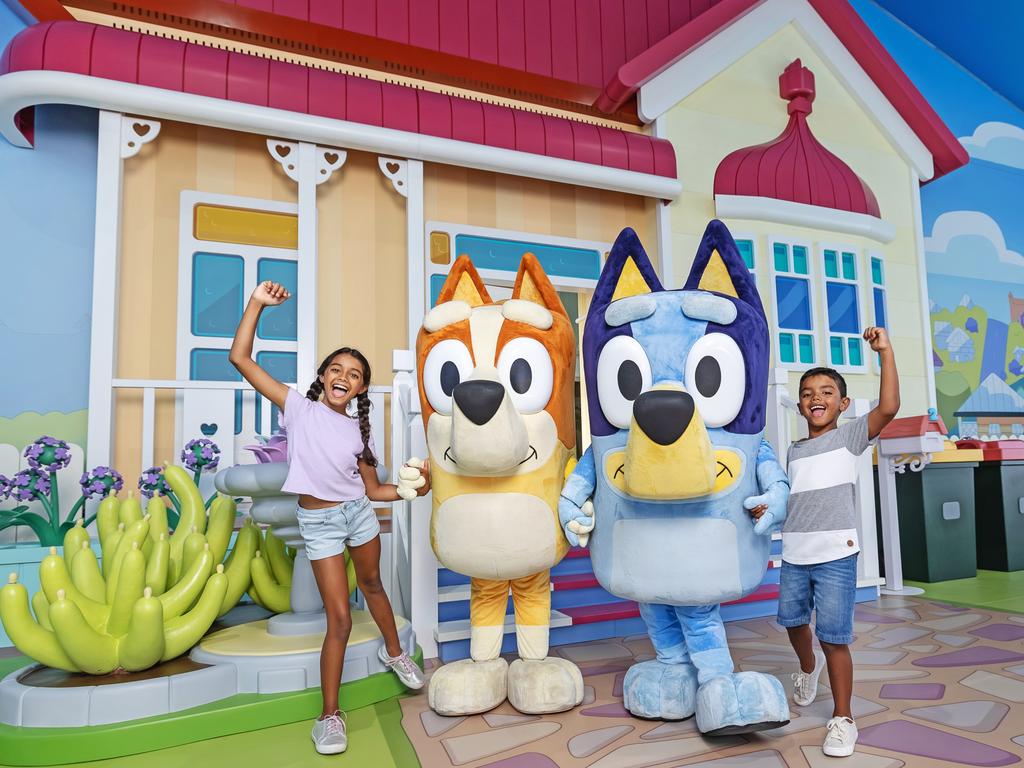 Bluey's World Brisbane has been a hit with eager fans since it opened last November – but the licensing deal did not bring a single dollarbuck back to the taxpayer-funded ABC. Picture: supplied