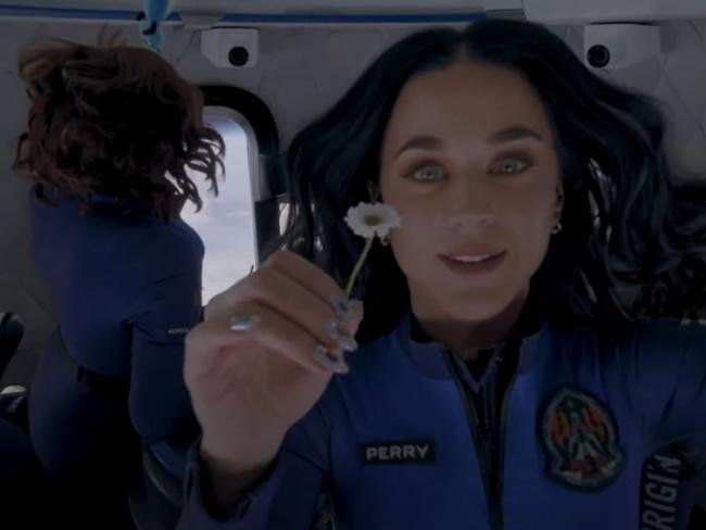Katy Perry In Space. Source: Youtube