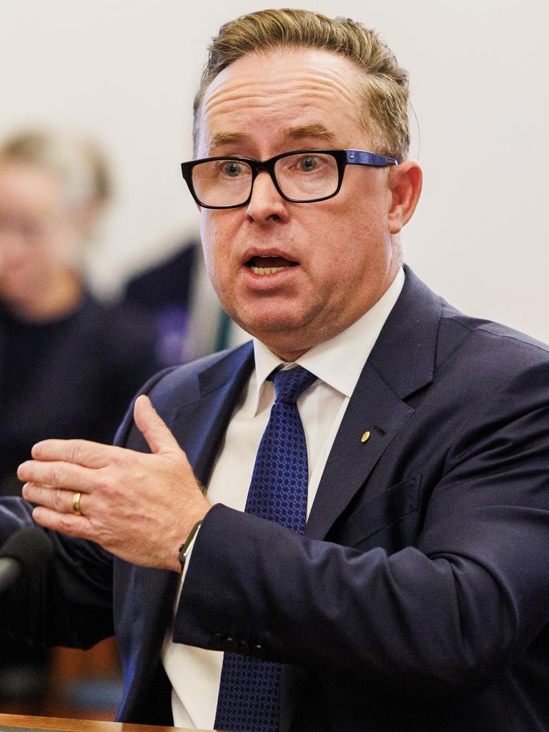 Former CEO Alan Joyce has avoided fronting a senate inquiry into aviation. Picture NCA NewsWire / Aaron Francis