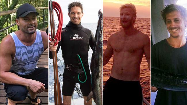Four men missing from a Cairns fishing trawler that sunk of the Central Queensland coast: Eli Tonks, Ben Leahy, Adam Bidner and Adam Hoffman.