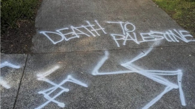 Melbourne mother of four’s home defaced with Islamophobic graffiti