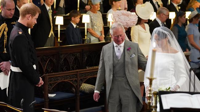 The plan ‘would involve him spending more time in the UK to repair his relationship with his father and potentially initiate a partial return to the royal fold’. Picture: Jonathan Brady – WPA Pool/Getty Images