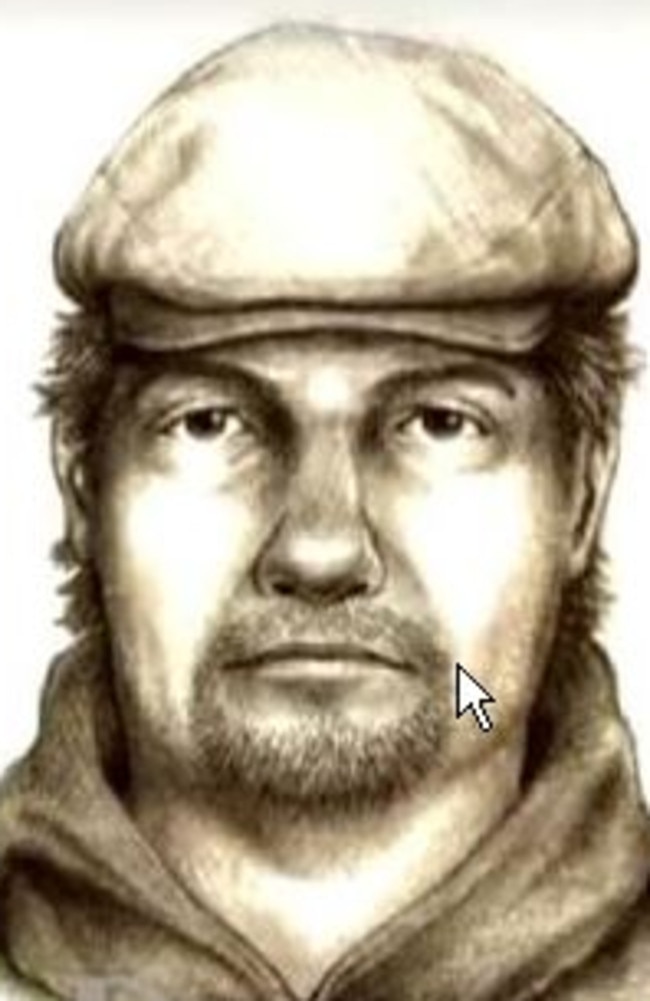 Police sketch of Delphi teens murder suspect. Picture: Indiana State Police