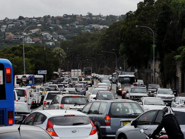 A familiar sight for commuters travelling through Mosman.