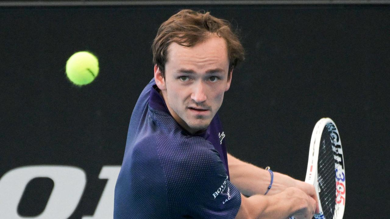 Russia's Daniil Medvedev is another to turn up in Melbourne ahead of schedule.