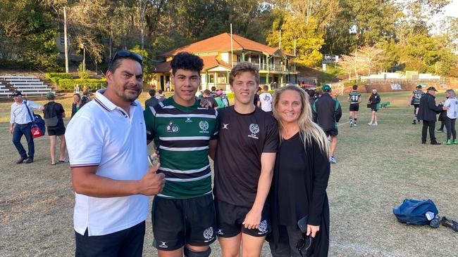 Gold Coast rugby players Dimitrius Williams and Noah Fielding were part of BBC's first champion rugby side since 1954 when they won in 2020. Picture: Nic Darveniza