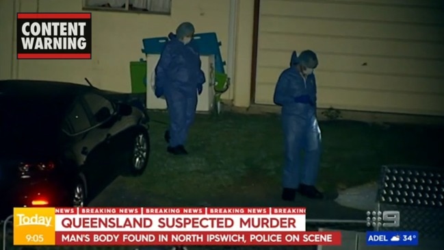 Police arrest man after body found in front yard of North Ipswich home (The Today Show)