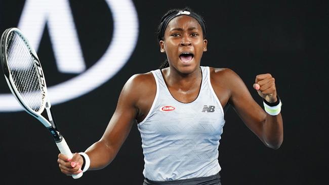 Coco Gauff reveals amazing Sam Stosur story. Picture: AAP/Scott Barbour