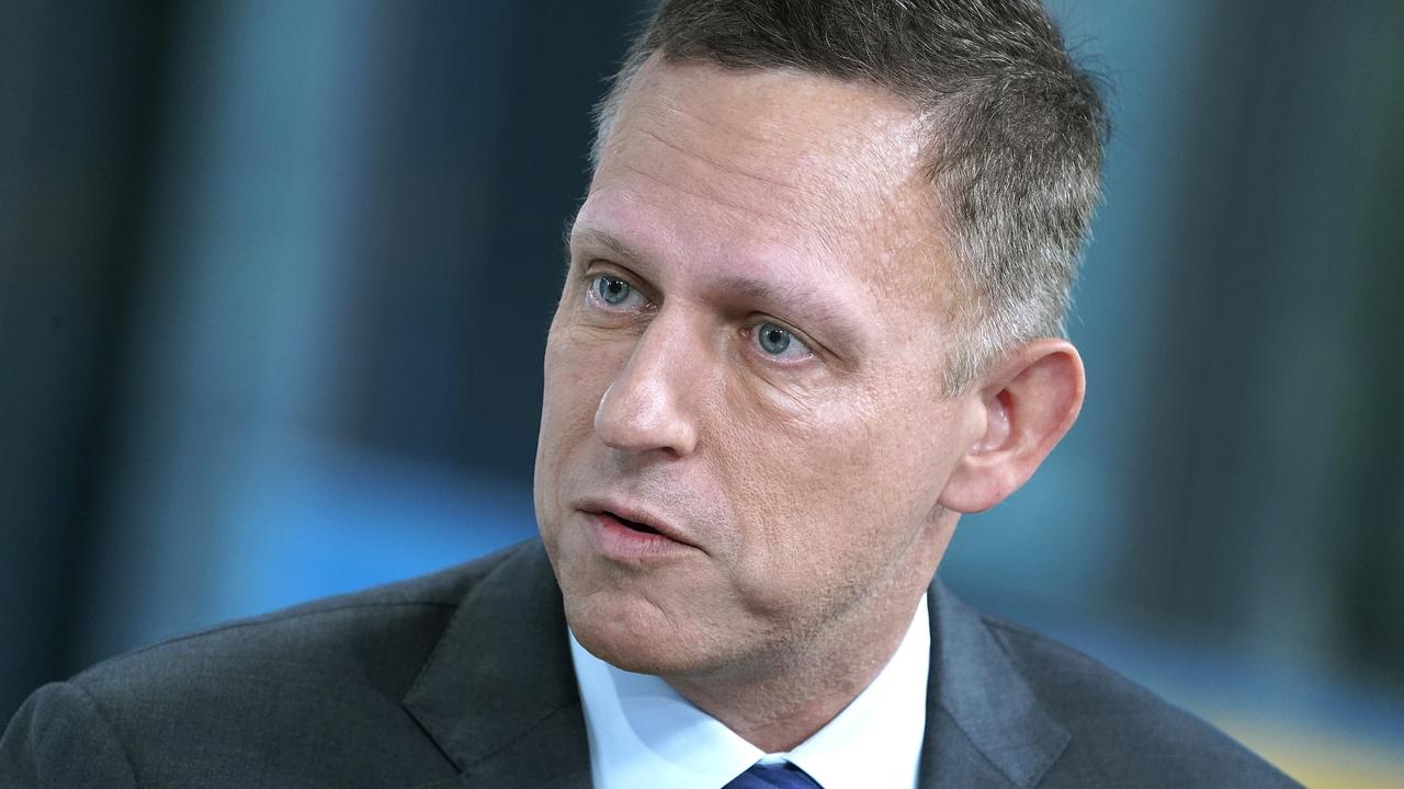 PayPal founder Peter Thiel has warned warns bitcoin should be treated as Chinese financial weapon. Picture: John Lamparski/Getty Images