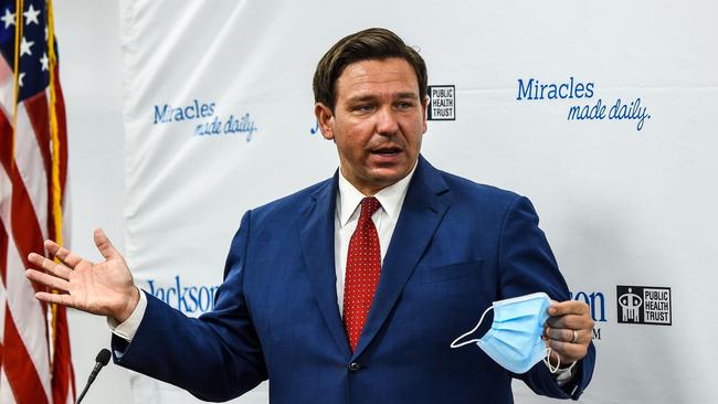 Florida Governor Ron DeSantis. Picture: AFP