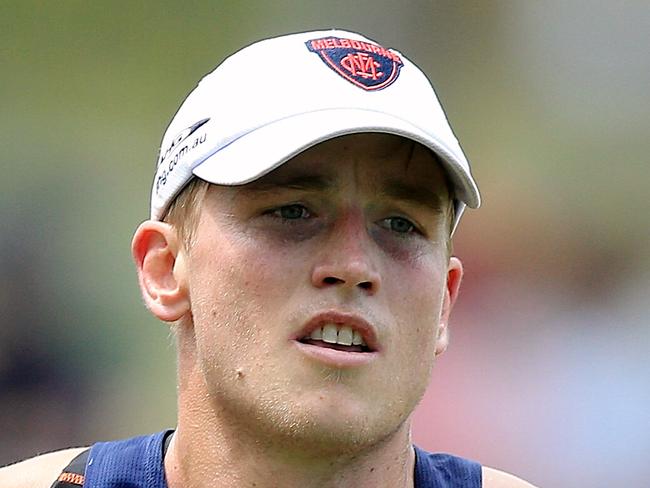 Melbourne football training Bernie Vince Gosch's paddock Picture:Wayne Ludbey