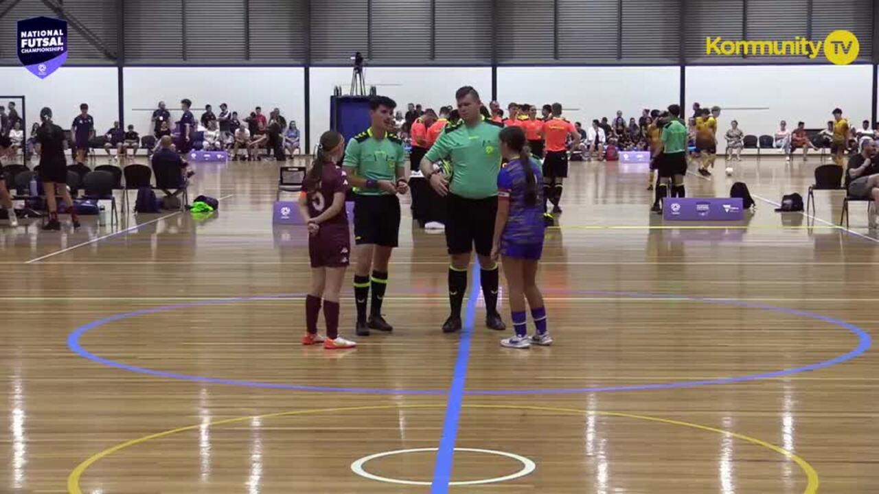 Replay: Capital Football v Football Queensland (U15 Girls) -  2025 National Futsal Championships Day 3