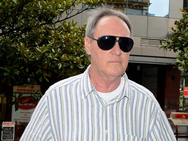 Former Hey Dad! actor Robert Hughes outside the Downing Centre court in Sydney in 2013. Picture: Dan Himbrechts