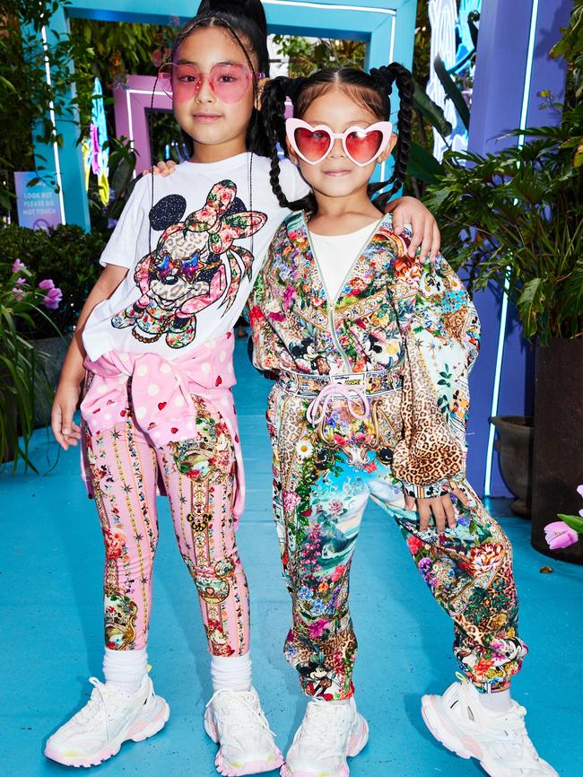 Kidfluencers Miah x Tati at the Camilla Disney event.