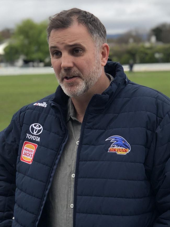 Crows chief executive Tim Silvers. Picture: Shashi Baltutis