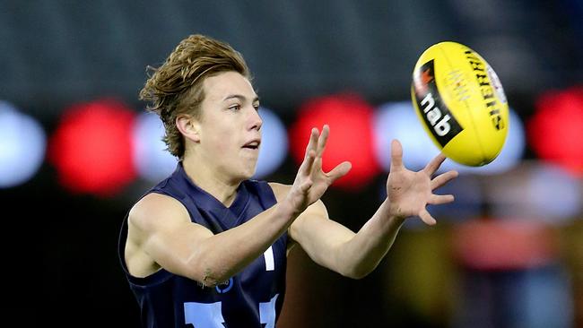National under-18 championships matches at Etihad Stadium. Callum Brown in action for Metro. Picture: Mark Stewart