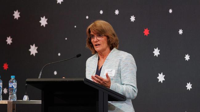 Michele Bullock and her board are worried about the imbalance between supply and demand, keeping underlying prices growth above the 2-3 per cent target band. Picture: NewsWire / Max Mason-Hubers