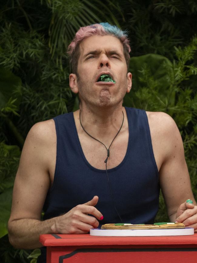 Perez Hilton on I'm A Celebrity … Get Me Out Of Here! Picture: Ten