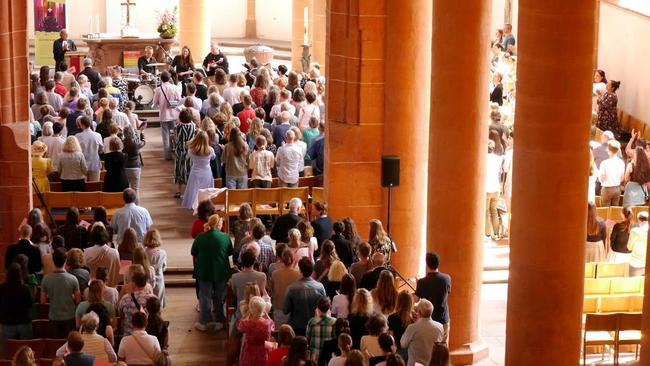 Church of the Holy Spirit, Heidelberg during one of its Taylor Swift sermons.