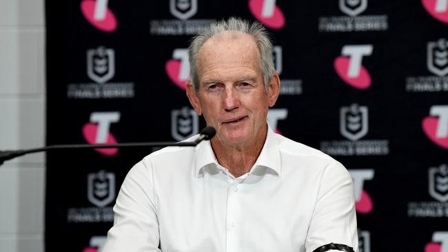 Souths coach Wayne Bennett got under the skin of Ivan Cleary when the two sides met earlier in the finals. Picture: Getty