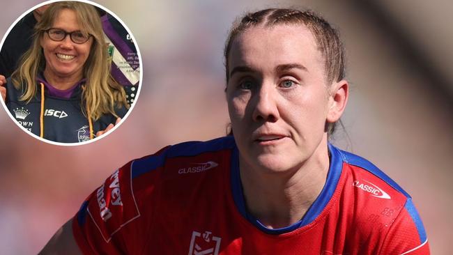 Rugby league superstar Tamika Upton was coached by Margie Grant (inset) in her first year with the Yeppoon Seagulls.