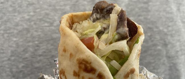 Lamb shish from Mustafa's Gozleme.