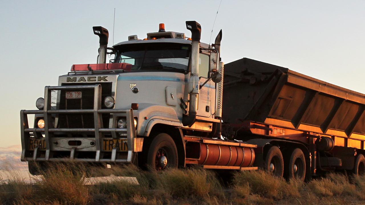 Joshua Bullock had been driving from Mount Colin mine to Ernest Henry mine to unload a cargo of copper ore when the rollover occurred on September 12, 2019. Picture: Steve Pohlner