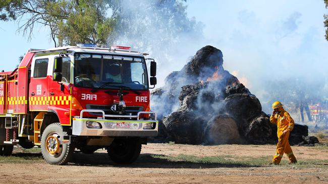 Farmers are being urged to be diligent to reduce haystack and other harvesting-related blazes this bushfire season. Picture: Dale Webster