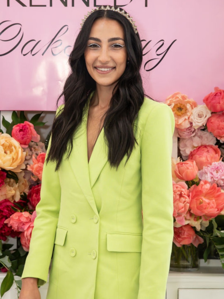 The VRC ambassador was gorgeous in green. Picture: Sam Tabone/WireImage