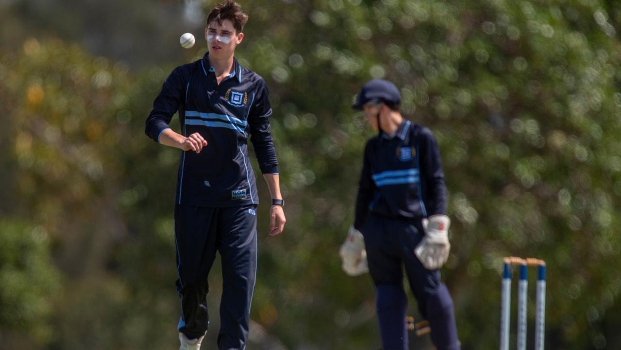 GPS First XI cricket between Brisbane Grammar School and Churchie - photos by Stephen Archer