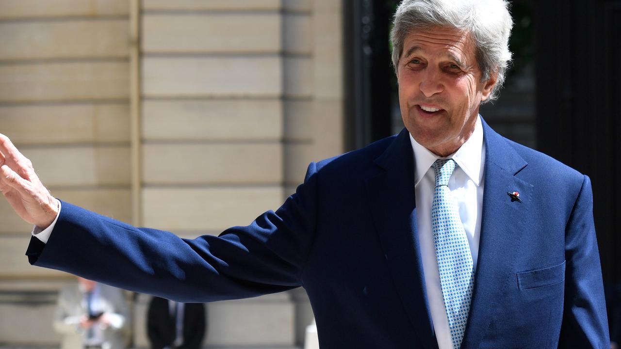 John Kerry was Mr Obama’s secretary of state after Hillary Clinton. Picture: Bertrand Guay/AFP