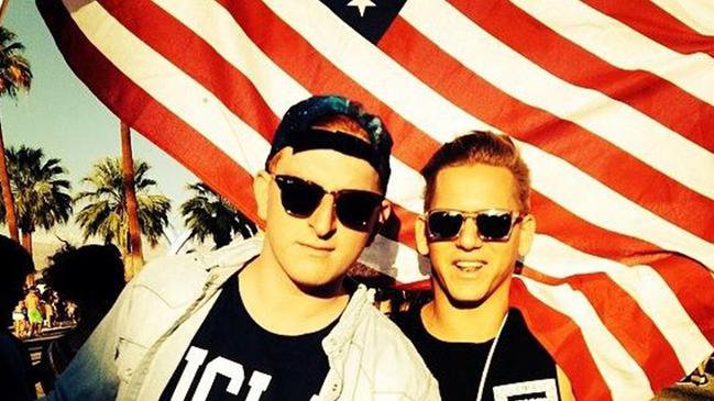 Brodie Haupt (right). Picture: Facebook
