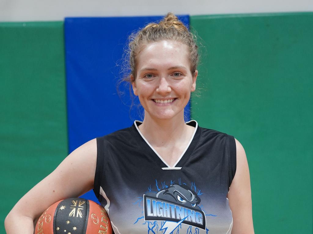 Claire Maree O’Bryan Hunt has been dynamic beyond the arc for Lightning. Picture: Darwin Basketball Association.