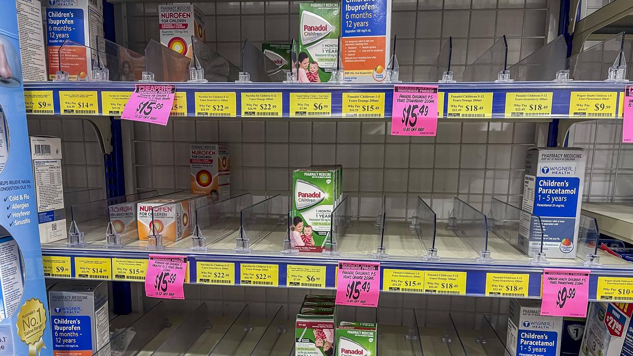 A painkiller shortage has hit supermarket and chemist shelves across Australia.