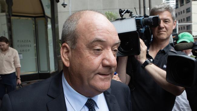 SYDNEY, AUSTRALIA - NewsWire Photos, February 7th, 2022: Former NSW Liberal MP Daryl Maguire outside the Downing Centre court today. Picture: NCA NewsWire / Brendan Read. Picture: NCA NewsWire / Brendan Read