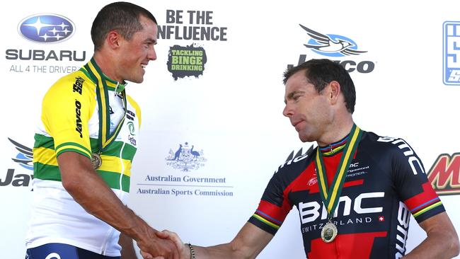 Simon Gerrans is out to beat Cadel Evans again.