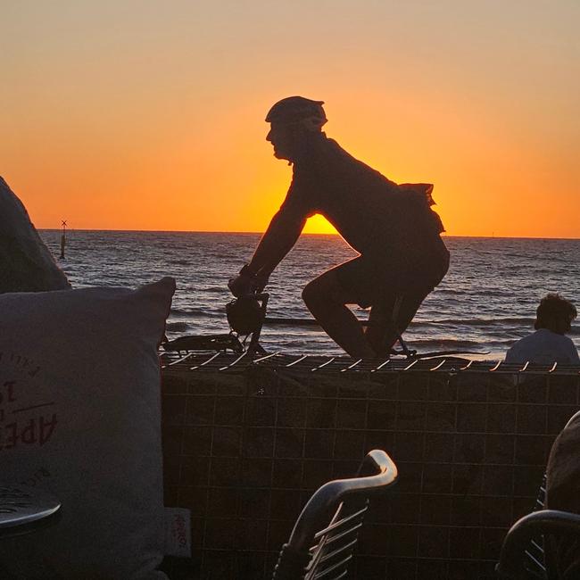 Sunset at St Kilda. Picture: Anna Benjamin, Glen Huntly.
