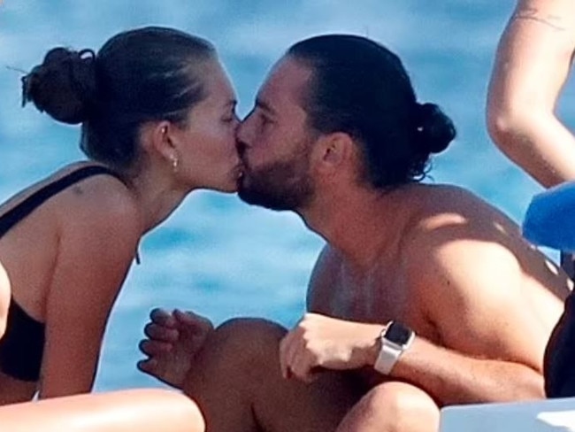 She was pictured enjoying a day on the water with her actor boyfriend Ben Attal, 25. Picture: Mega