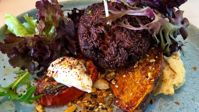 Roast pumpkin and roesti at Pony and Cole cafe. Picture: Kylie Fleming