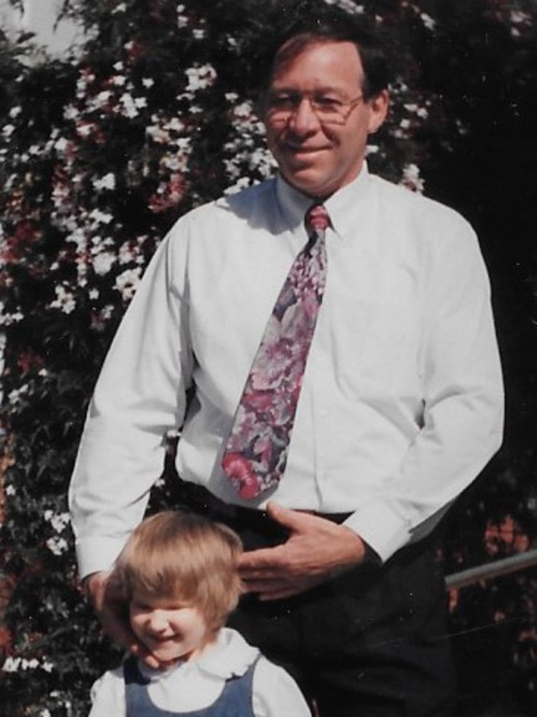 Eric Shadbolt with his adopted daughter Tanya from the day he first read about her in the parish newsletter some thirty years ago. Picture: Supplied