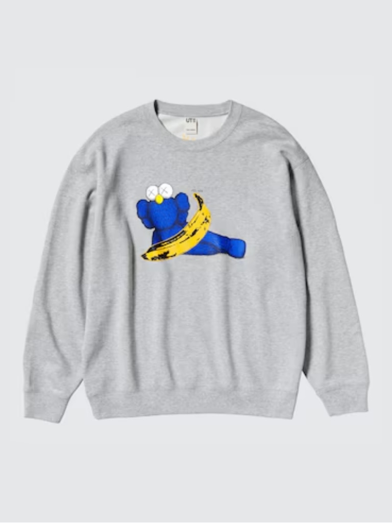 KAWS + Warhol Sweatshirt. Picture: Uniqlo