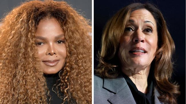 Janet Jackson has been slammed for comments she made about Kamala Harris.